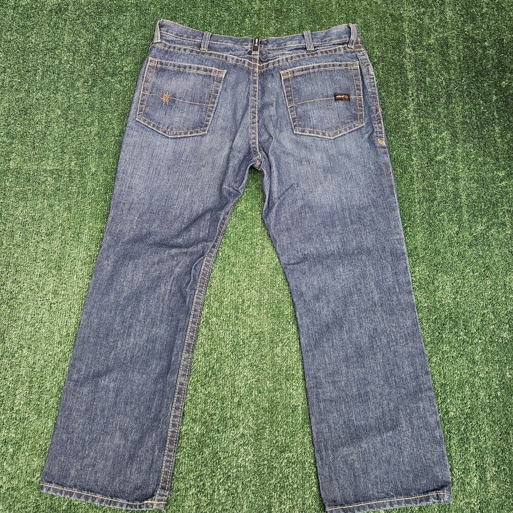 Ariat FR M4 Low Rise Boot Cut Jeans Men’s 38x30 CAT 2 Flame Resistant NWOT - Picture 4 of 9